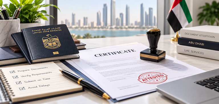 How to Avoid Delays When Attesting Documents in Abu Dhabi ?