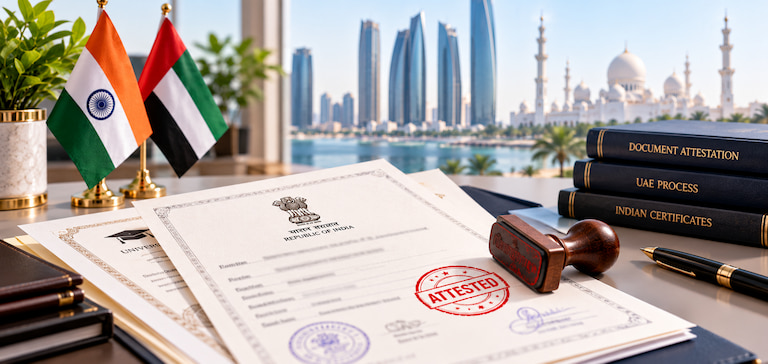 How Does the Indian Certificate Attestation Process Work in Abu Dhabi