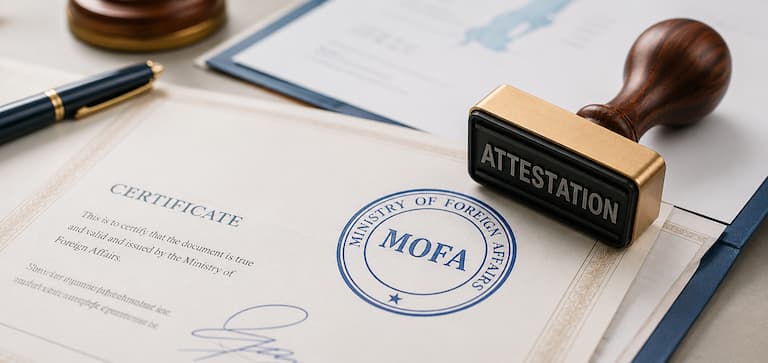 What Is the Difference Between Embassy Attestation and MOFA Attestation ?